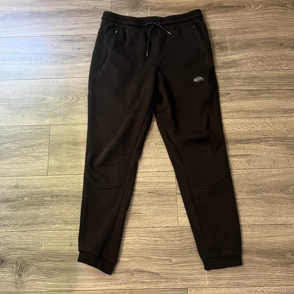 Quiksilver DryFlight Mens Black Joggers Sweatpants QA34KB006 Size Medium